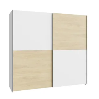 Home Affaire FORTE Schwebetürenschrank Schach&Matt 200 x 190 cm Dekor Weiß