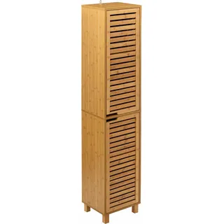 Badregal Sicela Bambus natur für Handtücher und Hygieneartikel - Braun