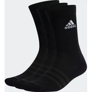 Adidas Cushioned Crew Socken 3 Paar Black / White 43-45