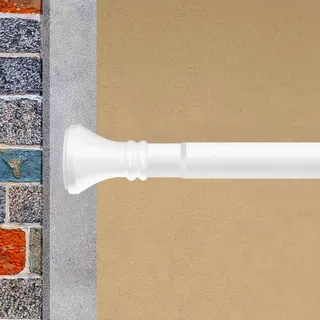 AEAGERY Duschstange ohne Bohren,Vorhangstange ohne Bohren,Teleskopstange Gardinenstange,Klemmvorhangstange Teleskopstange,260-460cm- Duschstange,Gardinenstange,Kleiderstange,Duschklemmstange