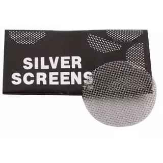 Edelstahl-Siebe für Pfeifen - FT00222 | 20 Stück KP31338 - Silber