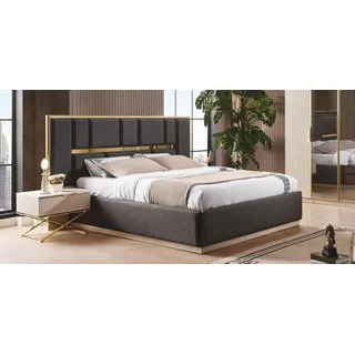 Elegant Schlafzimmer Set von 3tlg modern Möbel Beige Farben - Beige