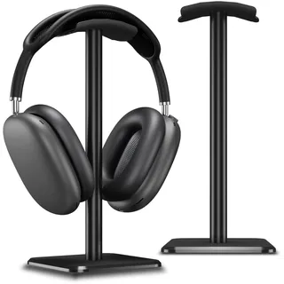 alyvisun Headset Halterung [Gewichteter Fuß & höhere Höhe] | Kopfhörer Atänder, Universeller Headset Ständer für alle Gaming-Headsets / Desktop-Kopfhörer(schwarz)