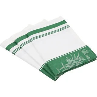 Ross Geschirrtuch »Exclusiv« Mittelstreifen mit Kräutern, 50x70 cm grün