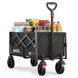 sunula Bollerwagen Faltbar schwarz
