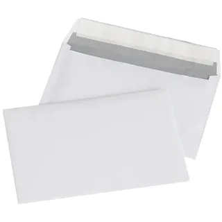 OFFICER PRODUCTS C6 114x162 mm 80 g/m2 Weiß 1000 St. ohne Fenster