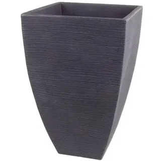 Rillentopf 60cm anthrazit Pflanzkübel Blumentopf Pflanztopf Blumenkübel Übertopf