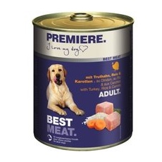 PREMIERE Best Meat Adult Truthahn & Gemüse 12x800 g