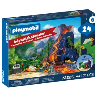 Playmobil Spielzeug-Adventskalender Dino-Expedition 72225 bunt