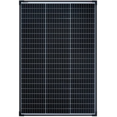 enjoy solar 36V Monokristallines Solarmodul, 182mm Solarzellen 10 Busbars Solarpanel ideal für Wohnmobil, Balkonanlage, Gartenhäuse, Boot (100, watts)