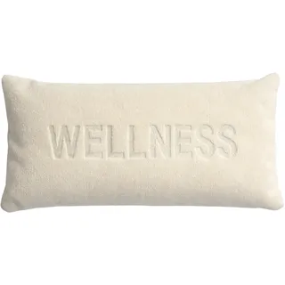 Brandsseller Badewannenkissen 40x20 cm – Wellness Nackenkissen mit Saugnäpfen für die Badewanne, weich gepolstert, waschbar mit Reißverschluss – Beige