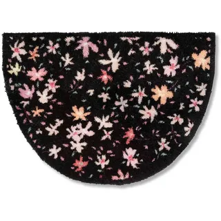 Astra Fußmatte »Pure&Soft 012« halbrund 7 mm Höhe Sauberlaufmatte, weiche Oberfläche, waschbar, rutschfest, bunt