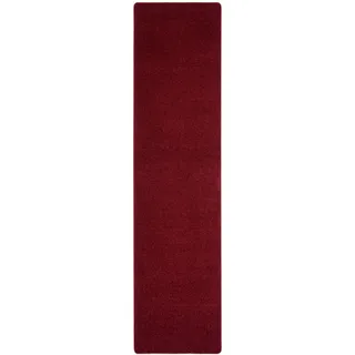 Snapstyle Hochflor Velours Teppich Läufer Mona , Weinrot , Textil , 100x300 cm , Teppiche und Böden, Teppiche, Teppichläufer, Läufer