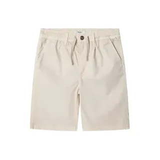 Pepe Jeans für Jungen. PB800837 Bermuda Relaxed weiß ecru (8Años= 128cm), Lässig, Baumwolle, Nachhaltig, Kinderbekleidung