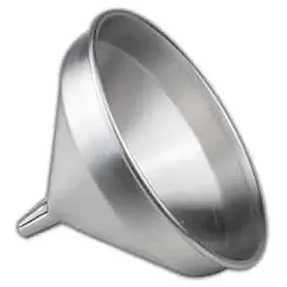 American Metalcraft 699 Trichter, 18,8 cm Länge x 19,6 cm Breite, silber