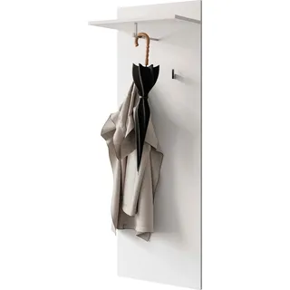 byLIVING Garderobenpaneel Jakob 48 x 140 x 28 cm Weiß