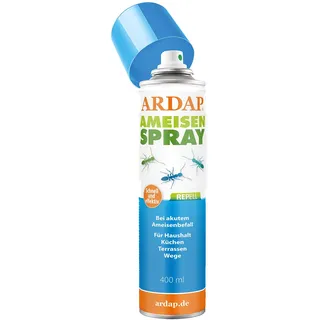 ARDAP Repell Ameisenspray 400ml - Ameisenspray außen & gegen Ameisen im Haus - Mittel gegen Ameisen - Ameisenmittel - Ameisen Spray bei akutem Ameisenbefall - Wirkt schnell & effektiv (PT19)
