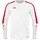 Sweatshirt Weiß/Rot S