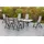 Gartentisch Ausziehtisch 200 x 110 x 75 Grau