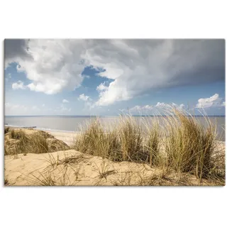 Artland Wandbild »Weg durch die Dünen am Roten Kliff«, Strandbilder, (1 St.), als Alubild, Outdoorbild, Leinwandbild, Poster in verschied. Größen Artland braun