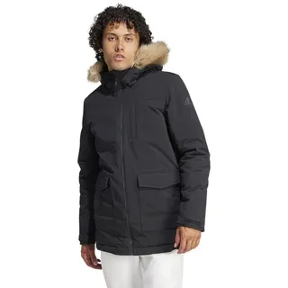adidas Hooded Fur Parka Black L