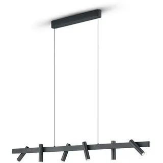 Helestra Led-Hängeleuchte , Schwarz , Metall , 9x210x120 cm , Lampen & Leuchten, Leuchtenserien