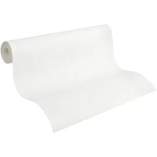 A.S. Creations A.S. Création überstreichbare Vliestapete Meistervlies Tapete 10,05 m x 0,53 m weiß rissüberbrückend formstabil glasfaserfrei Made in Germany 520210 5202-10