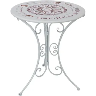 Garden Pleasure Bayo Bistrotisch Ø 60 x 70 cm Weiß