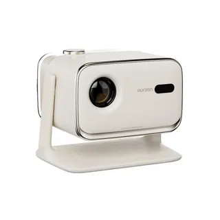 aurzen Boom Mini Projektor LED Schwarz/Weiß