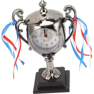 Retro-Uhr,Retro-Wecker,Dekorativer Wecker,Schreibtisch Ornament Uhr,Trophäe Modell Uhr,Student Wecker