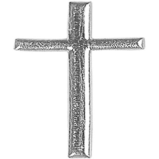 RAYHER HOBBY Rayher 3120922 Wachsmotiv Kreuz, silber, 4 cm, Btl. 1 Stück, Kreuz aus Wachs, Wachs zum Kerzen verzieren, Verzierwachs, Wachsmotiv für Kommunionkerzen, Hochzeitskerzen