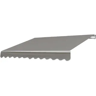 MCW Alu-Markise 400 x 300 cm grau/braun