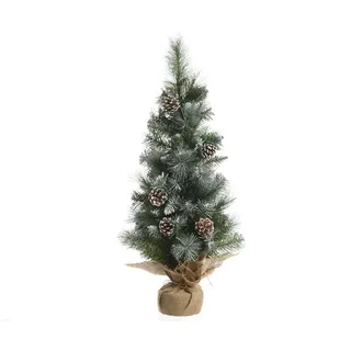Everlands Weihnachtsbaum gefrostet 60cm mit Deko