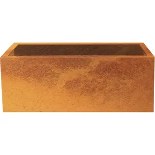 Pflanzkübel Palatino Lotte Corten-Stahl 120 x 40 x 50 cm rostfarben