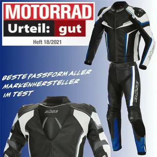 Mille 2-tlg. schwarz/weiß/blau 48