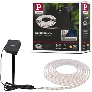 Paulmann LED Stripe Solar 3m Kunststoff inkl. Dämmerungssensor 0,3W 48lm schwarz