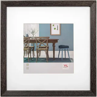 walther + design Fiorito Holzrahmen dunkelgrau 30x30 cm 2er Set