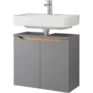 Pelipal Waschbeckenunterschrank Quickset 357 Quarzgrau Matt Touch 60 cm