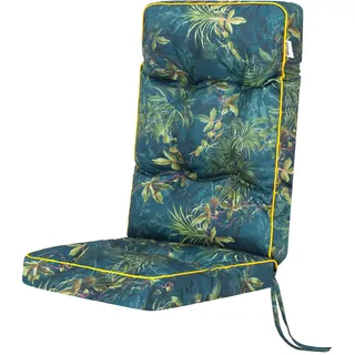 Bjird Sesselkissen, Kissen für Rattanmöbel, Steppkissen, Sitzkissen für Sessel / Stühle - Indoor & Outdoor - Gesteppt - 120x50 cm, Grünes Gras