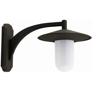 Stilvolle Außenlampe Schwarz Rustikal IP44 E27 SILEAS Wandleuchte Garten Haus