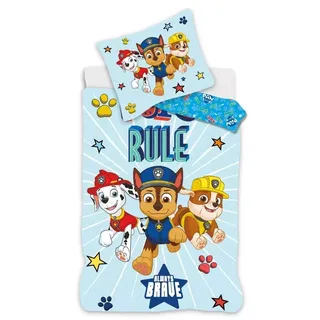Paw Patrol Brave Kinder-Bettwäsche-Set 100×140cm, 40×45cm