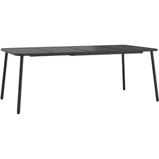 vidaXL Gartentisch 200 x 100 x 71 cm Anthrazit