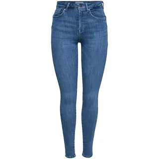 Only Damen Onlpower Mid Push Up Rea2981k Noos Skinny Jeans Power - Blau,Braun / 30/31