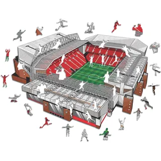 iconic puzzles Iconic Liverpool FC - Anfield Stadium - Holz Puzzle Grösse M, 270 Teile, (270 Teile)