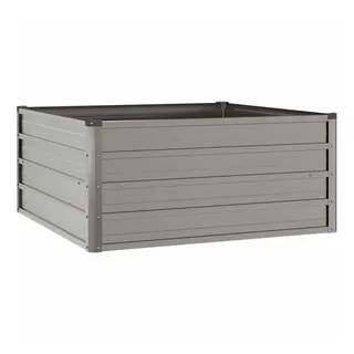 vidaXL Hochbeet Rostig 100 x 100 x 45 cm Braun