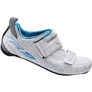 SHIMANO Damen Fahrradschuhe Triathlonschuhe SH-TR9 GR. 39 SPD-SL Klettverschl., Mehrfarbig, 39, ESHTR9NC390WW00