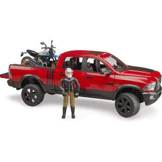 Bruder 02502 - RAM 2500 Power Wagon mit Ducati Desert Sled 1:16