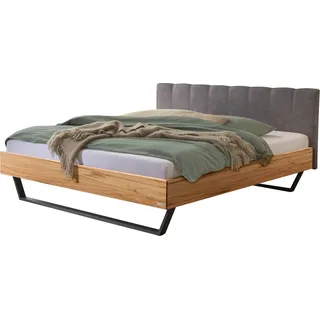 HASENA Schwebebett Enrico 25 Wildbuche Kopfteil shale 180x200 - Braun