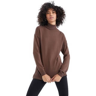 DeFacto Lang Hemden mit Langarm Tunic Hemden BROWN,M