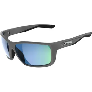 Klim Injector, Sonnenbrille - Matt-Grau Blau-Verspiegelt - Einheitsgröße